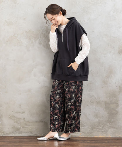 【sabstreet bis】【web限定】15号(3L) 裏毛フーディーベスト