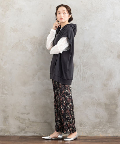 【sabstreet bis】【web限定】15号(3L) 裏毛フーディーベスト