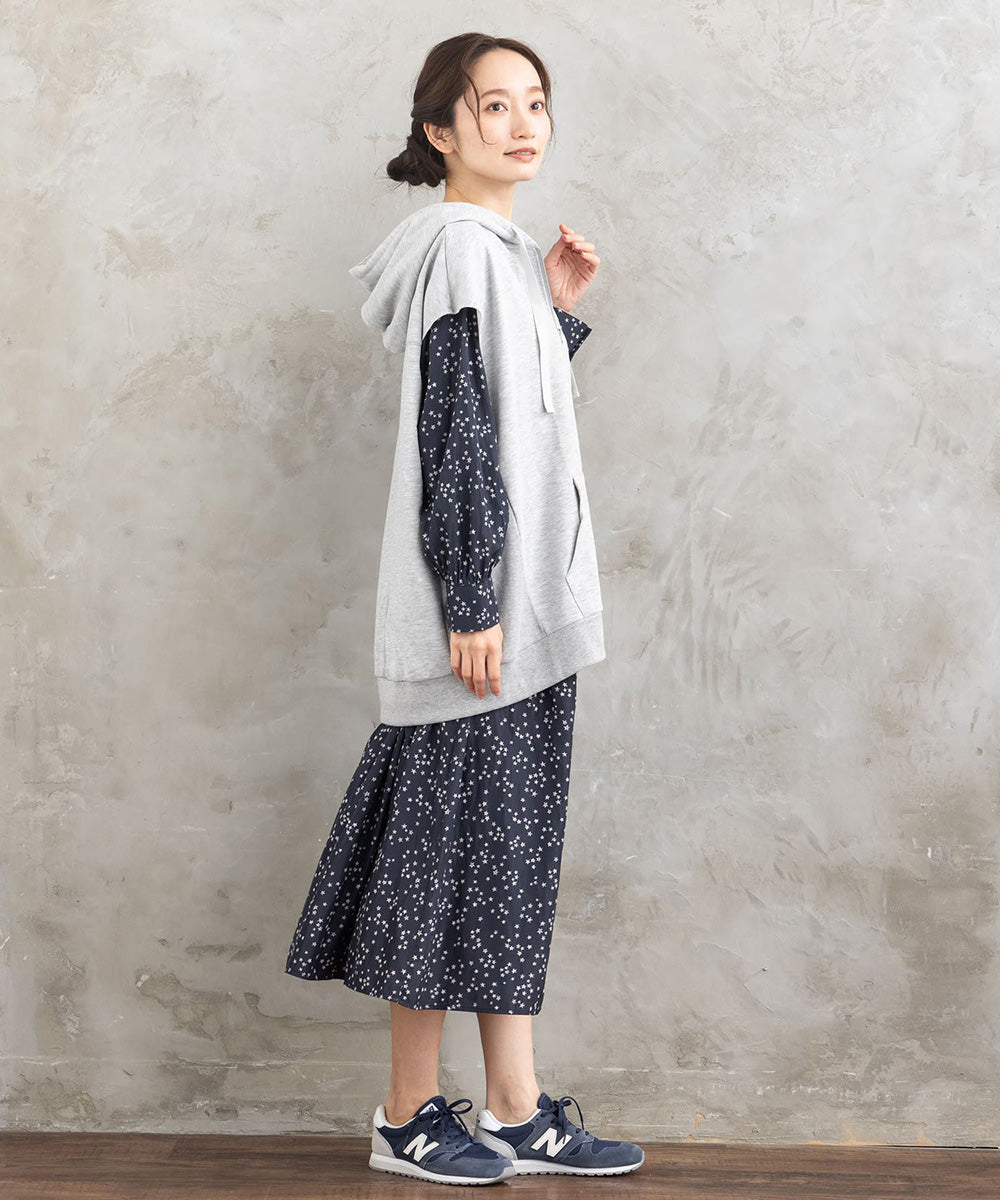 【sabstreet bis】【web限定】15号(3L) 裏毛フーディーベスト