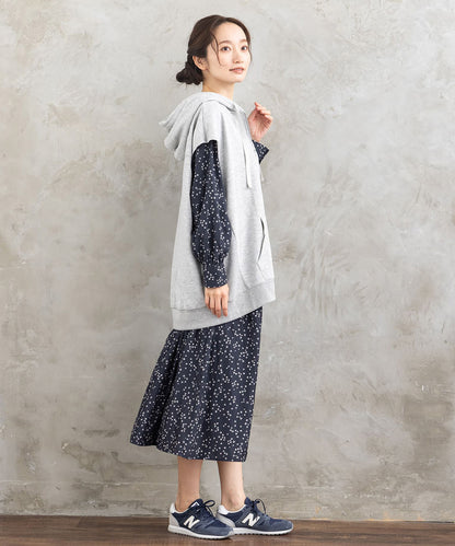 【sabstreet bis】【web限定】15号(3L) 裏毛フーディーベスト