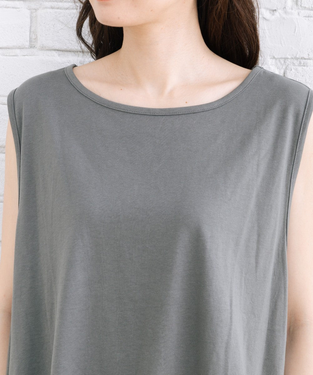【sabstreet bis】【web限定】 裾刺繍レースタンクトップ
