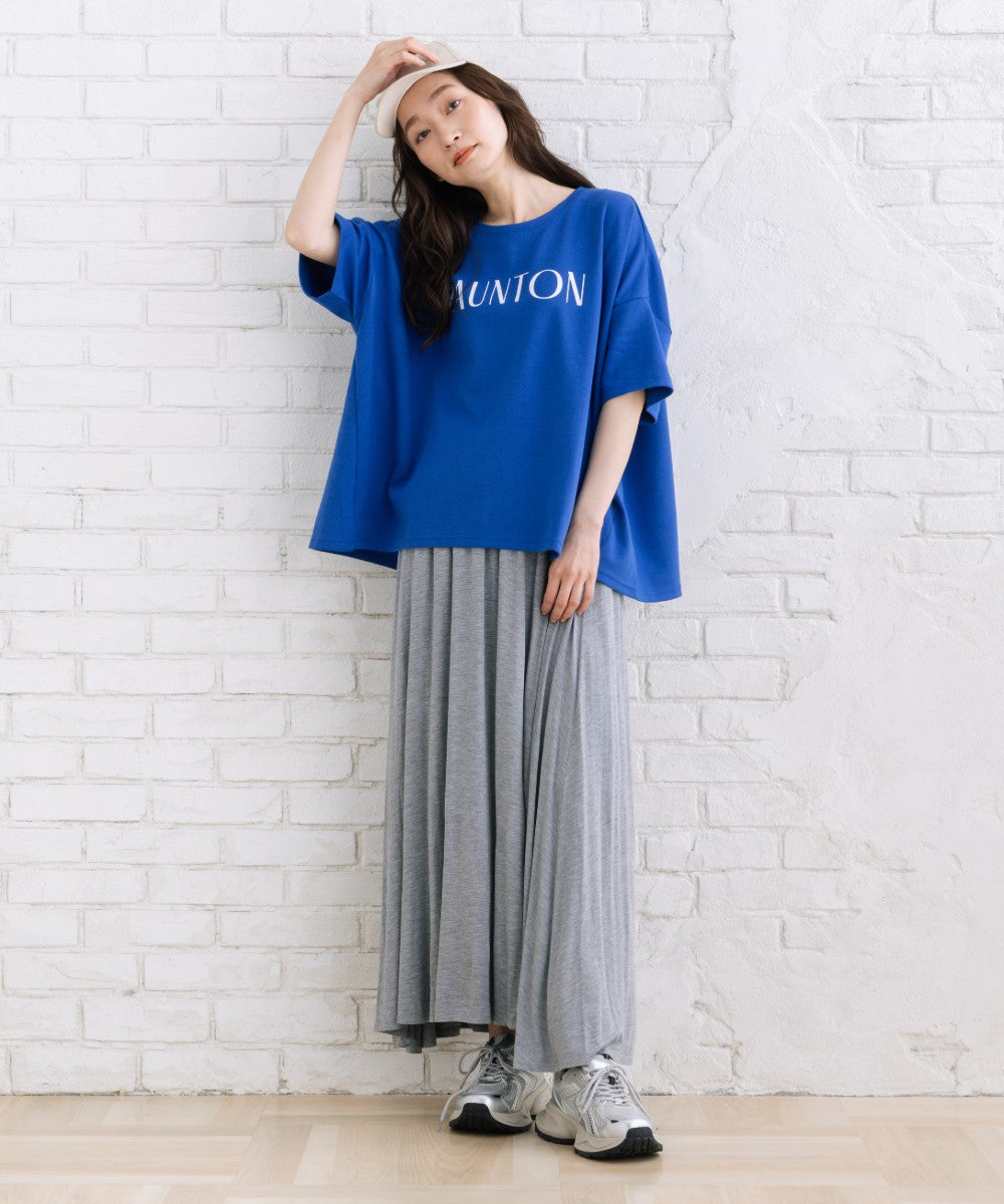 【sabstreet bis】【web限定】 【UV・吸水速乾・接触冷感】ロゴイレヘムプルオーバー