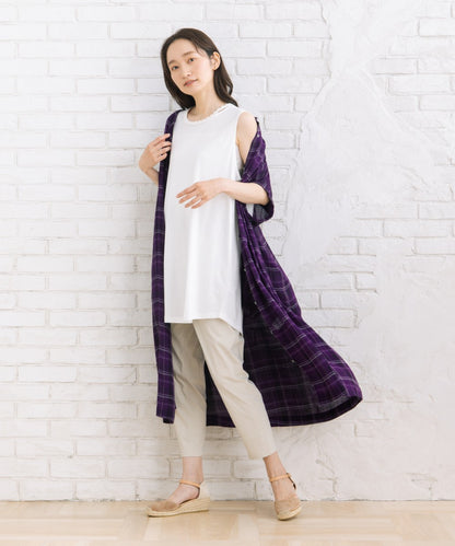 【sabstreet bis】【web限定】  (接触冷感)フラワーレースストラップタンクトップ