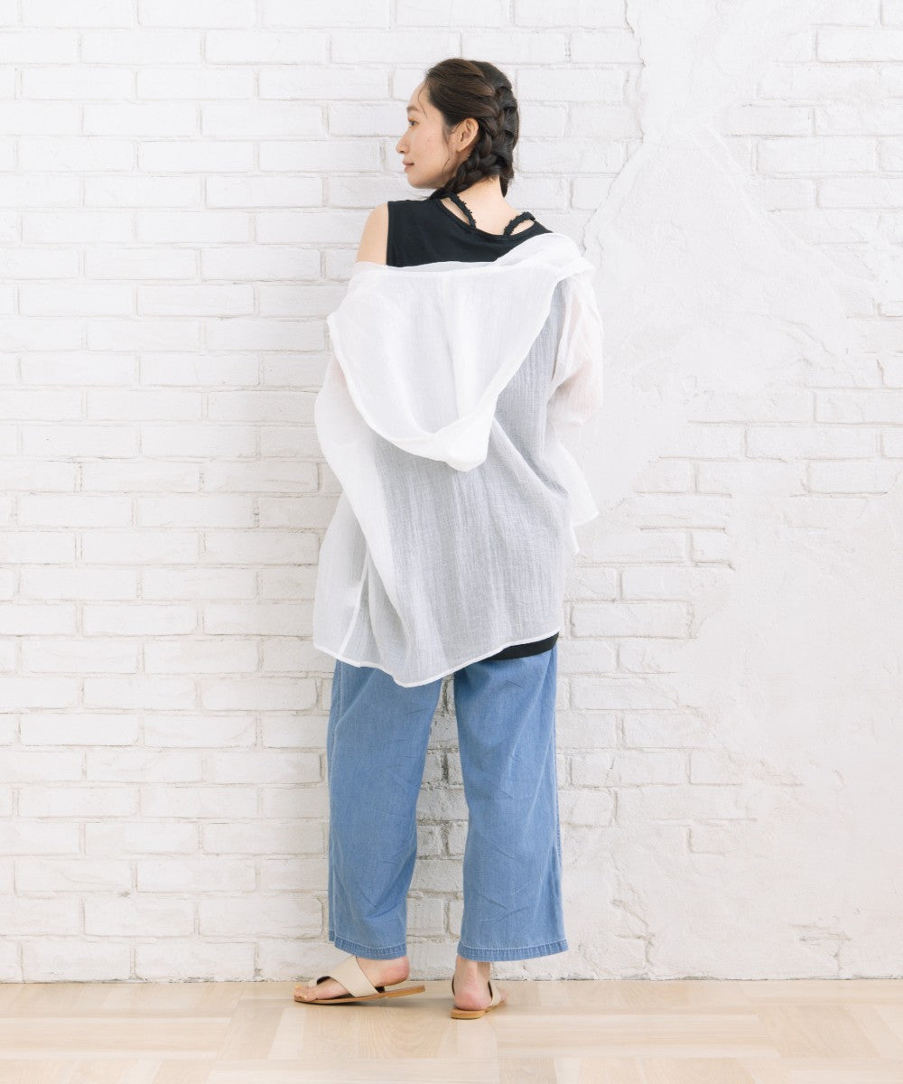 【sabstreet bis】【web限定】  (接触冷感)フラワーレースストラップタンクトップ【先行予約】