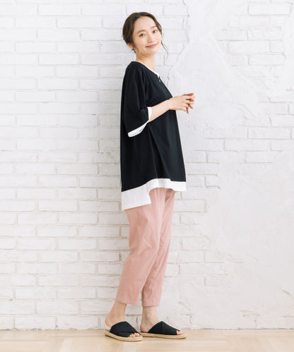 【sabstreet bis】【web限定】 【接触冷感】フェイクレイヤードカットソー【先行予約】