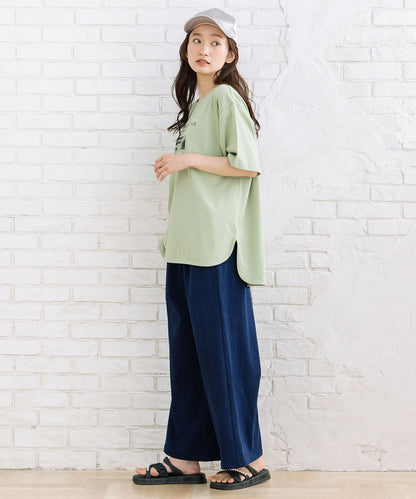 【sabstreet bis】【web限定】 【接触冷感・吸水速乾】モノクロプリントカットソー