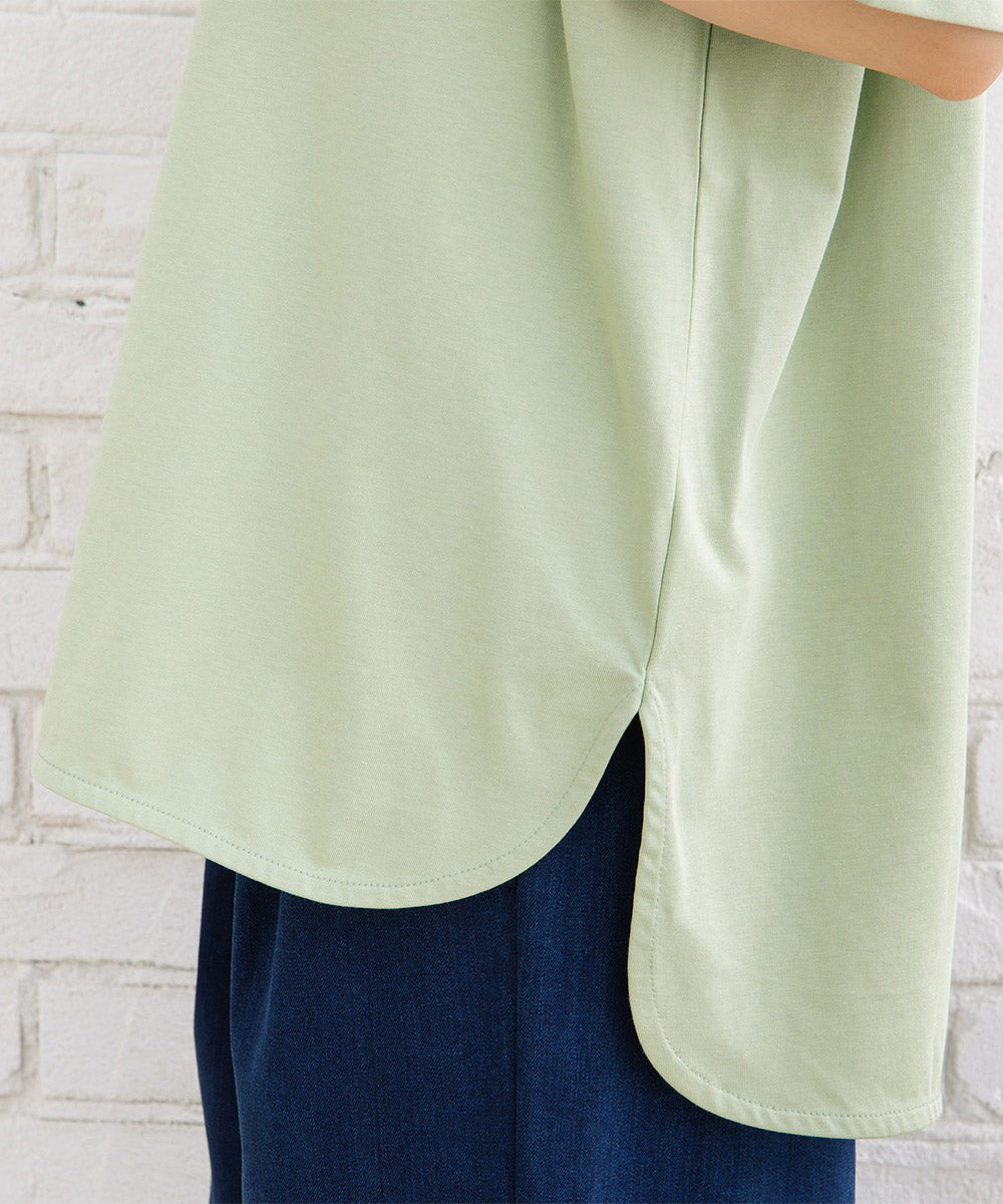 【sabstreet bis】【web限定】 【接触冷感・吸水速乾】モノクロプリントカットソー