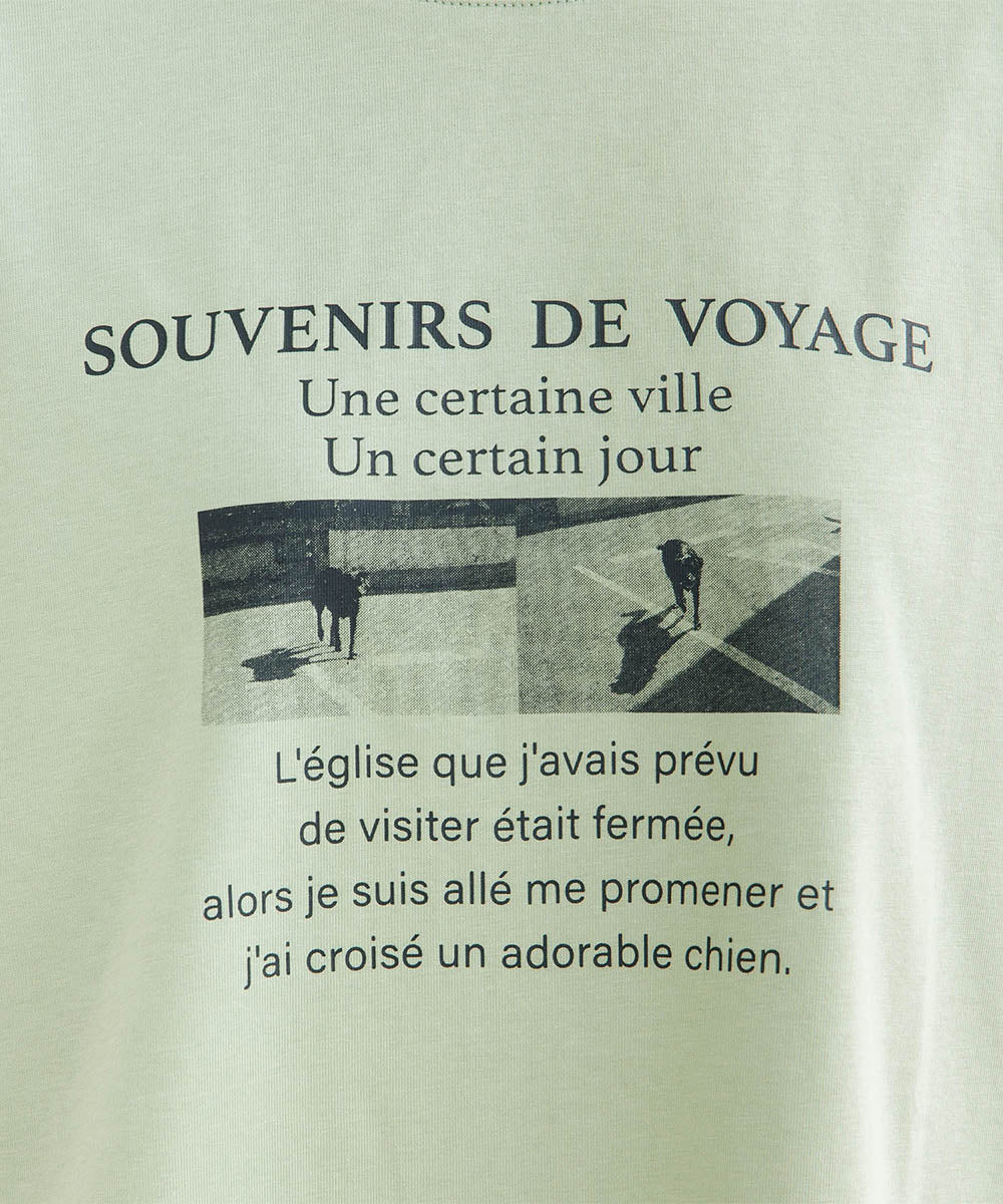 【sabstreet bis】【web限定】 【接触冷感・吸水速乾】モノクロプリントカットソー