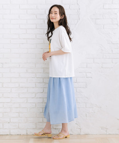 【sabstreet bis】【web限定】 【接触冷感・UV】フラワーフォトプリントTシャツ
