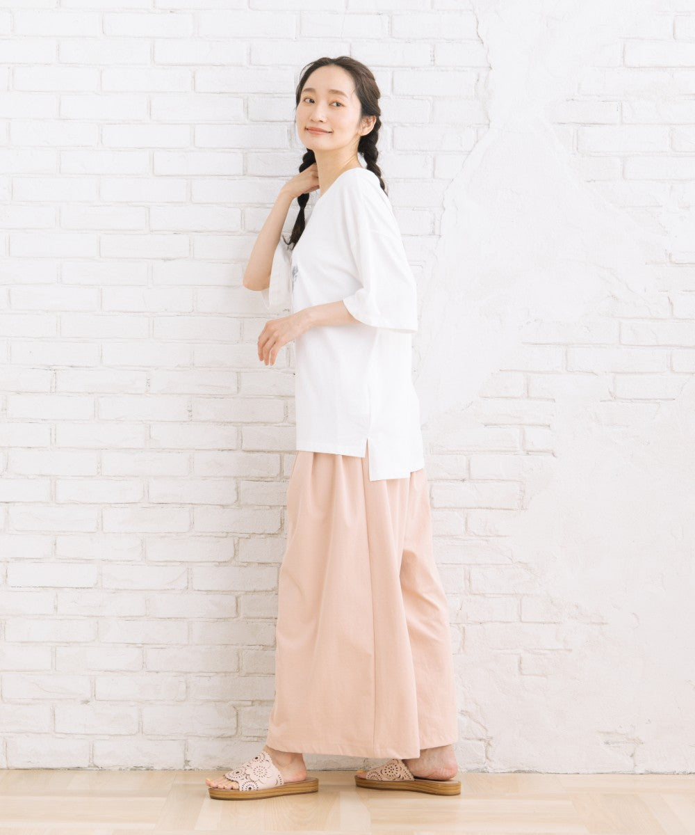【sabstreet bis】【web限定】 モノクロプリントTシャツ