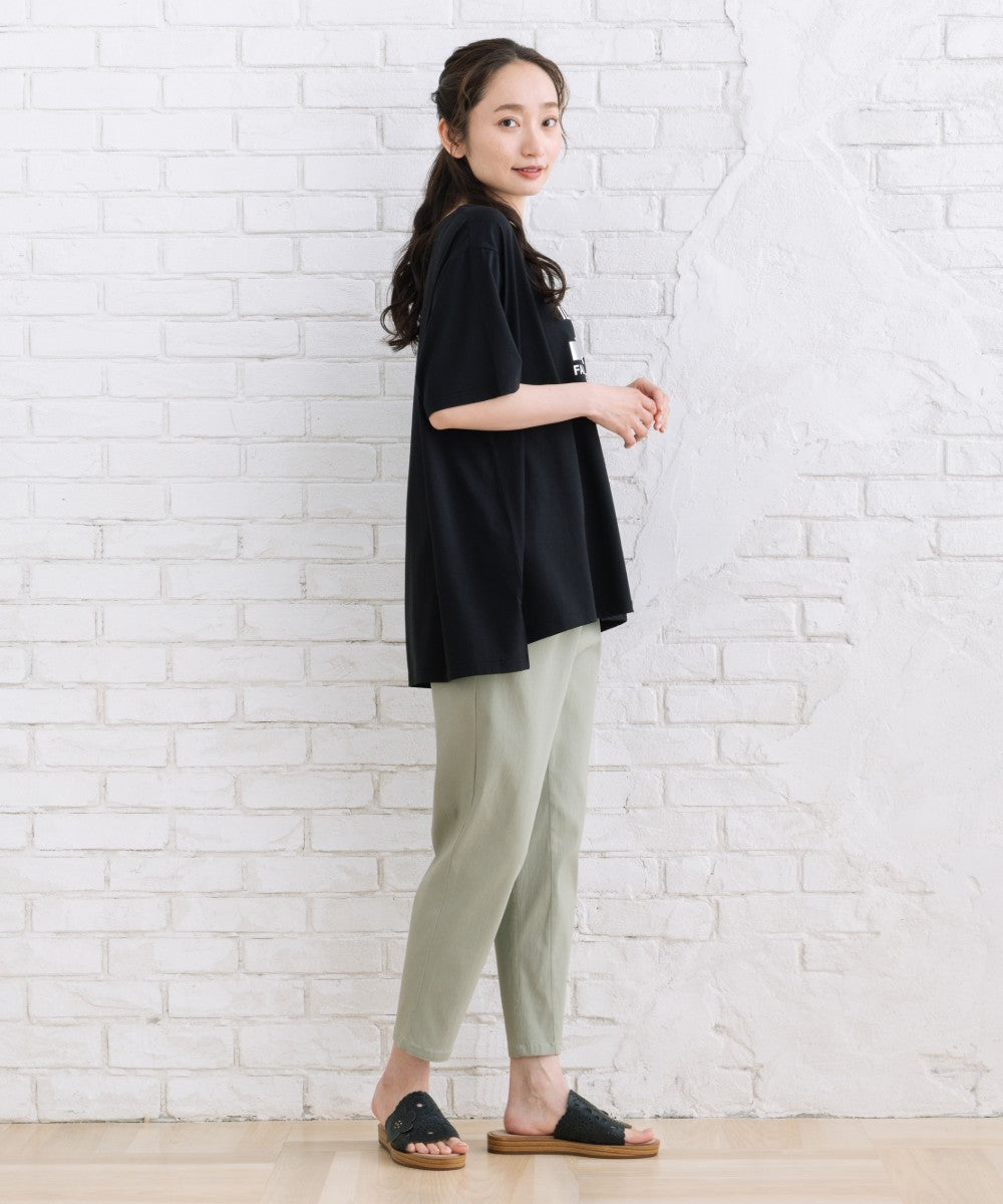 【sabstreet bis】【web限定】 箔×ロゴプリントTシャツ