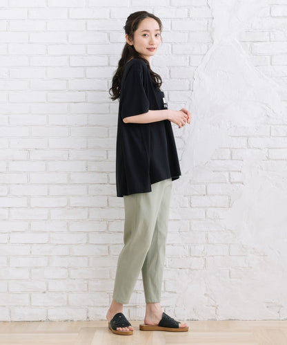 【sabstreet bis】【web限定】 箔×ロゴプリントTシャツ