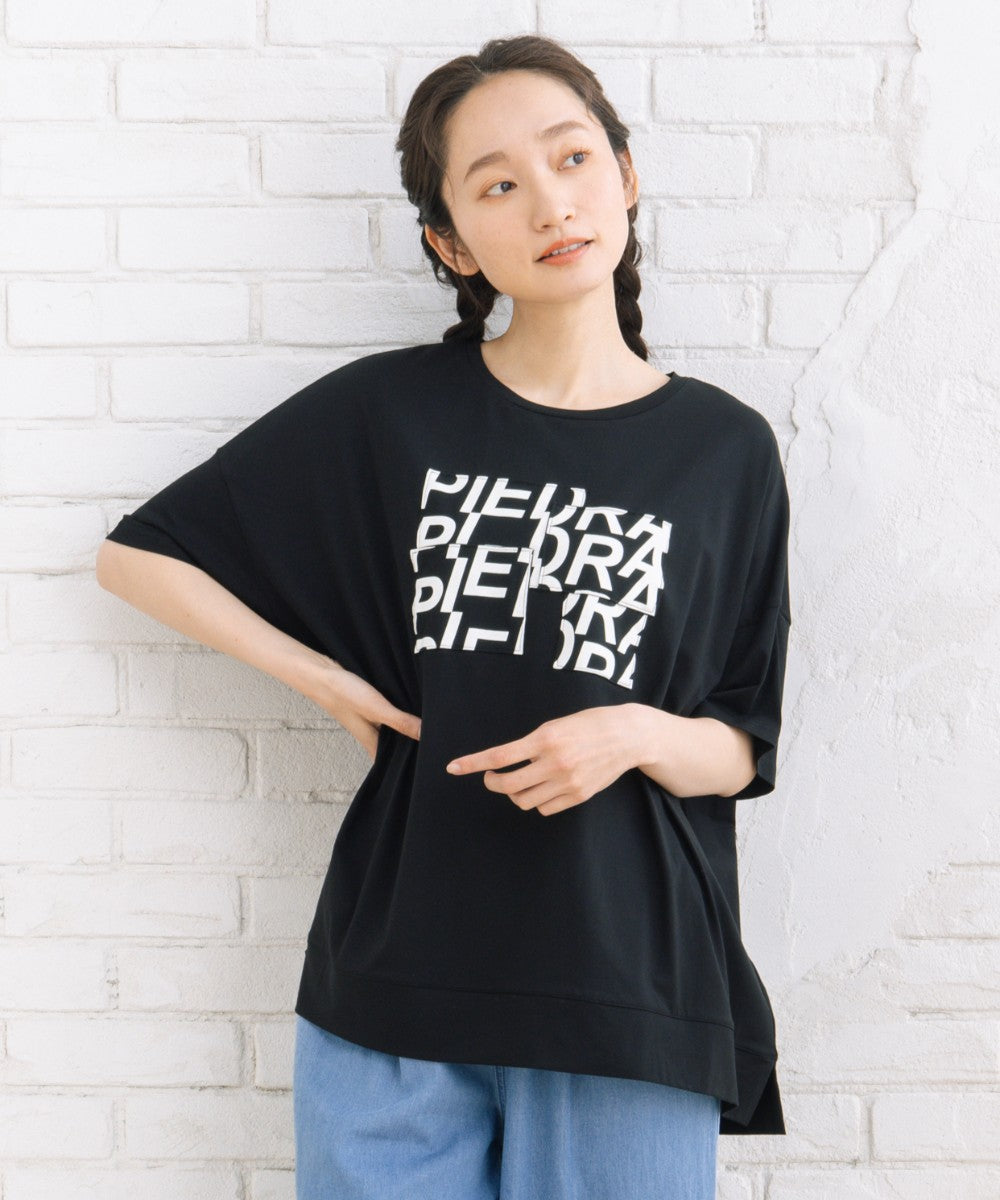 【sabstreet bis】【web限定】 【接触冷感】パッチワークロゴTシャツ【先行予約】