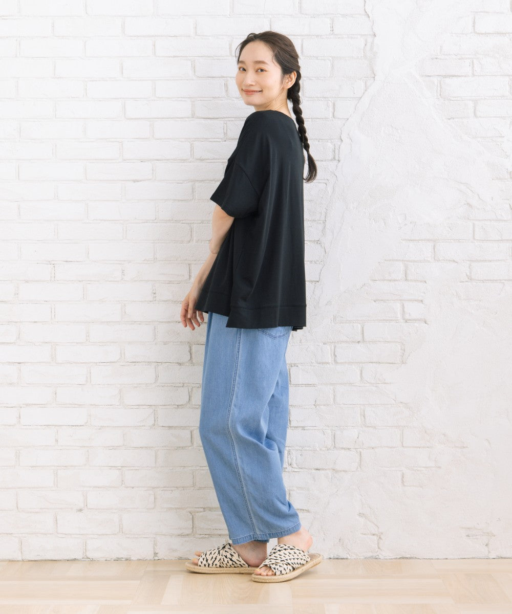 【sabstreet bis】【web限定】 【接触冷感】パッチワークロゴTシャツ【先行予約】