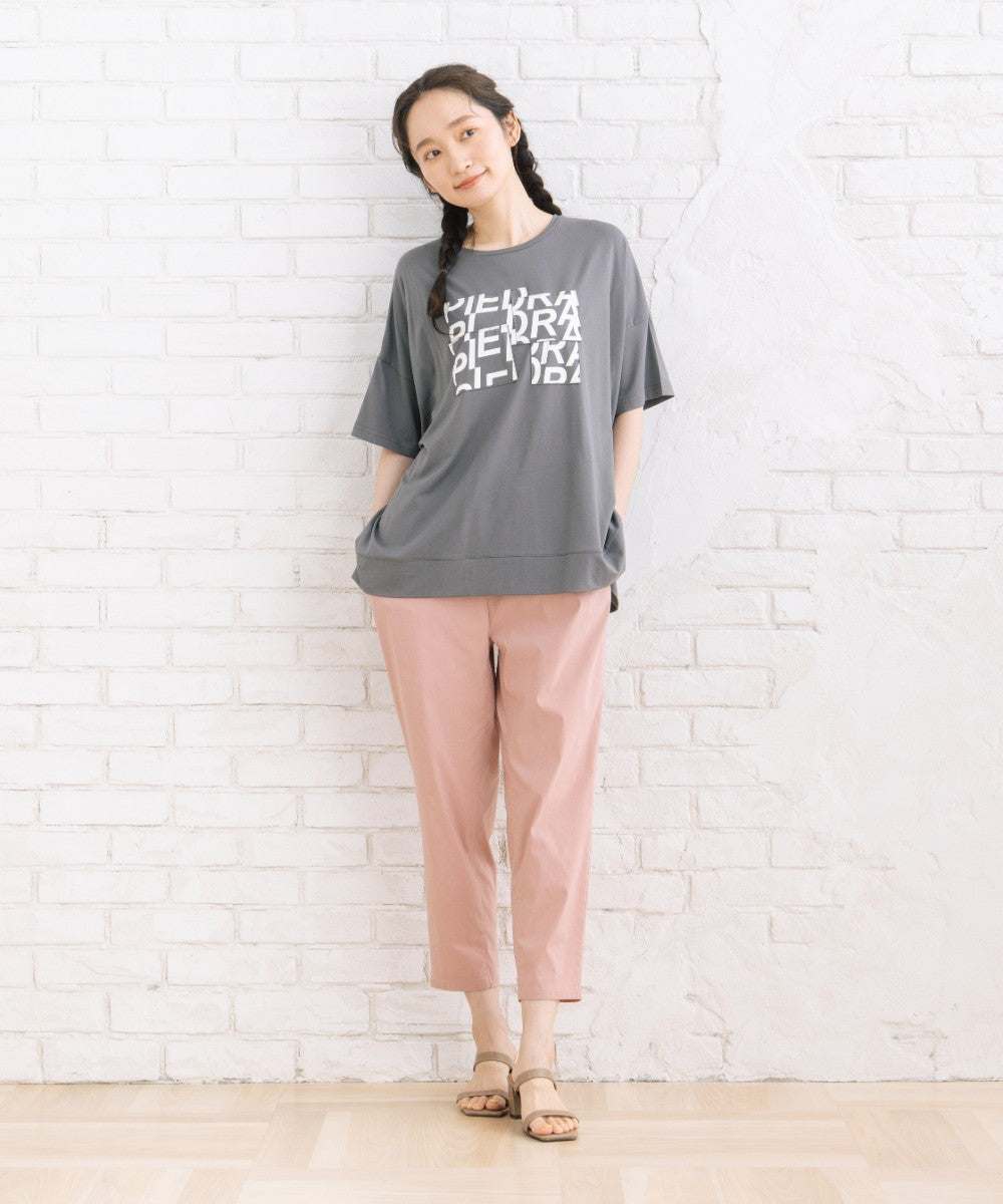 【sabstreet bis】【web限定】 【接触冷感】パッチワークロゴTシャツ【先行予約】