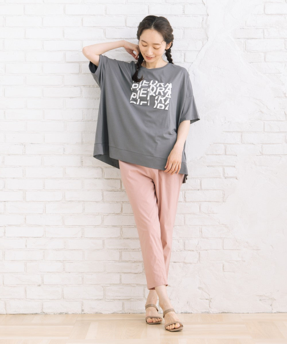 【sabstreet bis】【web限定】 【接触冷感】パッチワークロゴTシャツ【先行予約】