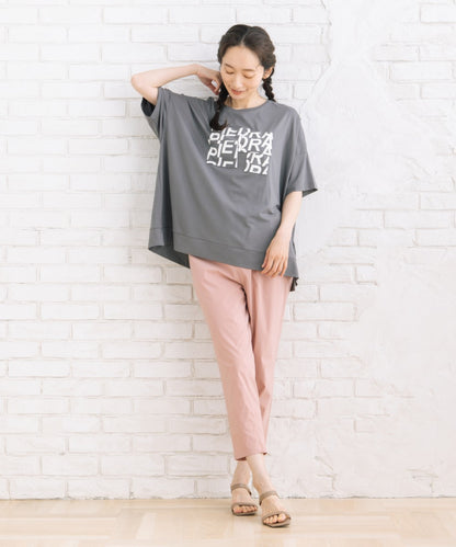 【sabstreet bis】【web限定】 【接触冷感】パッチワークロゴTシャツ