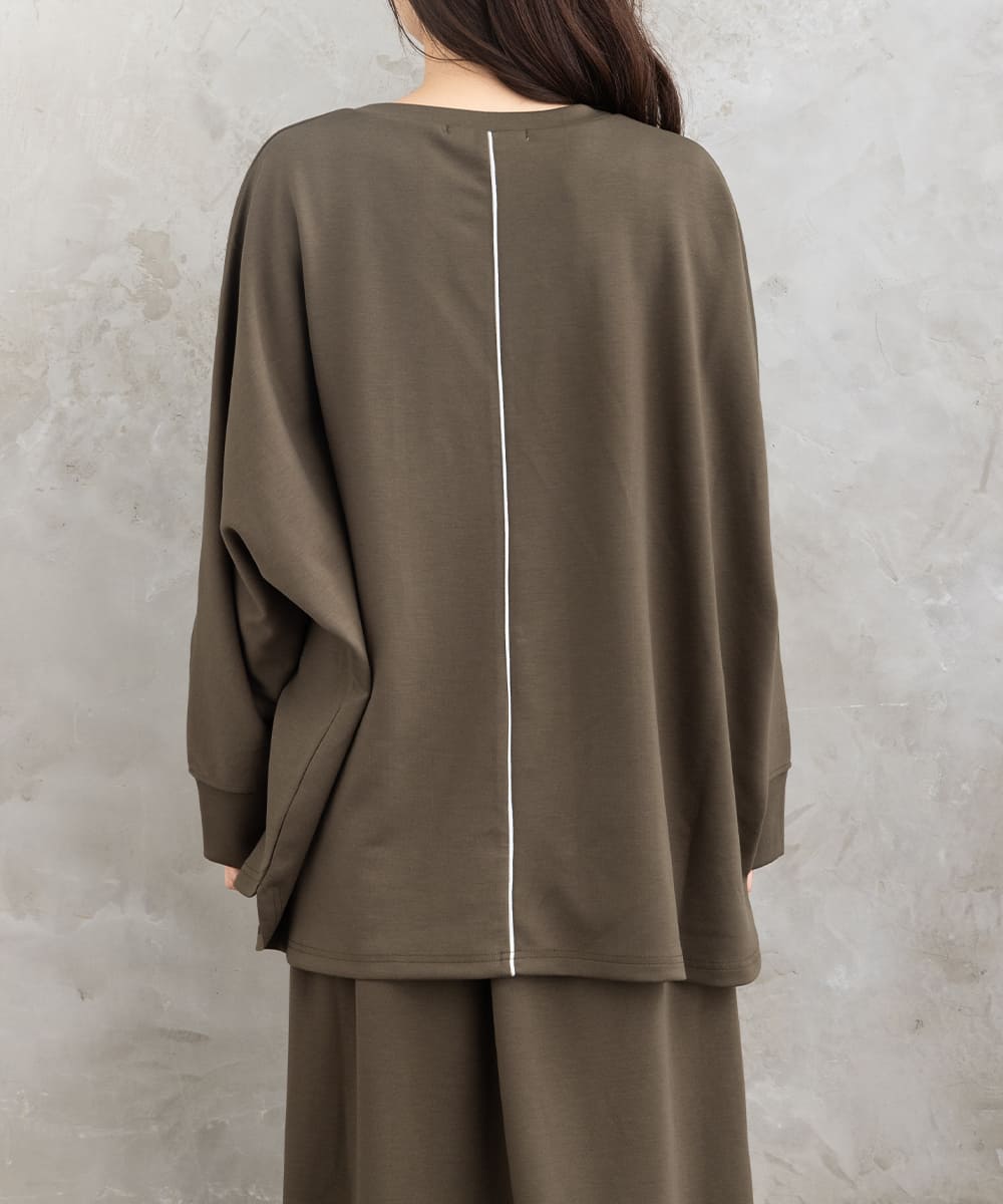 【sabstreet bis】【web限定】15号(3L) ラメラインダンボールニットアップ