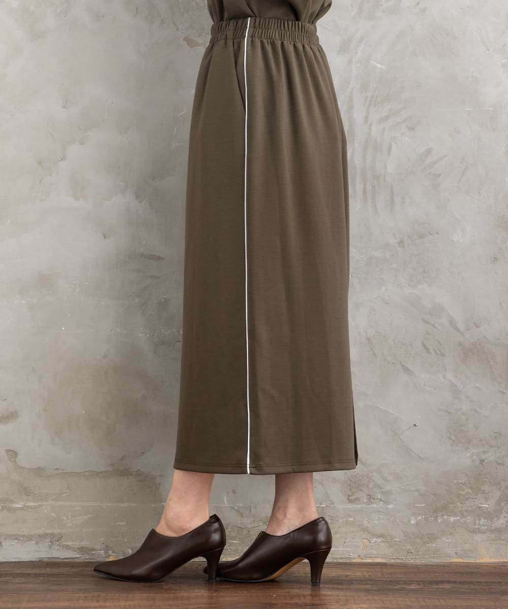 【sabstreet bis】【web限定】15号(3L) ラメラインダンボールニットアップ