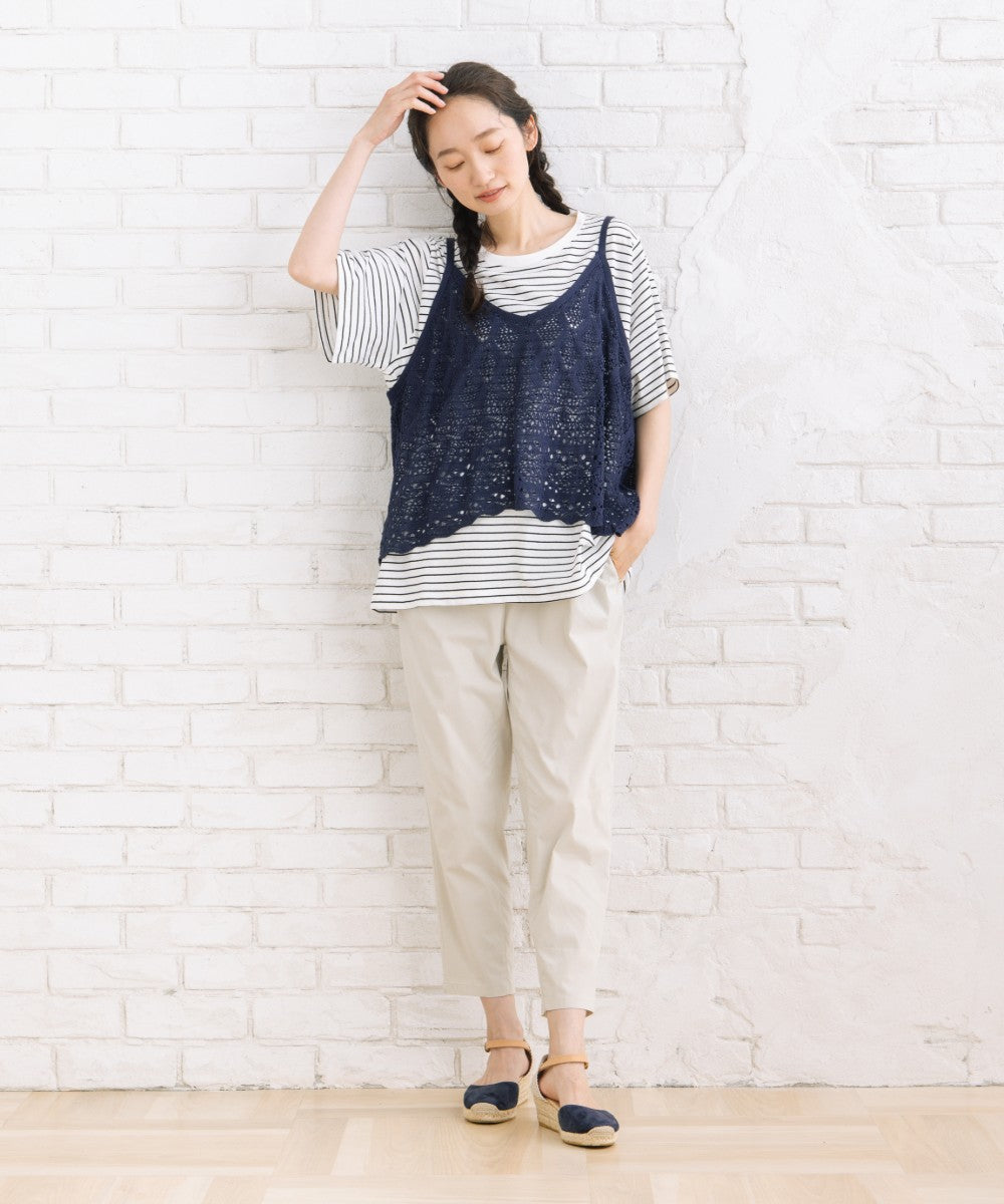【sabstreet bis】【web限定】 レース風キャミアンサンブル