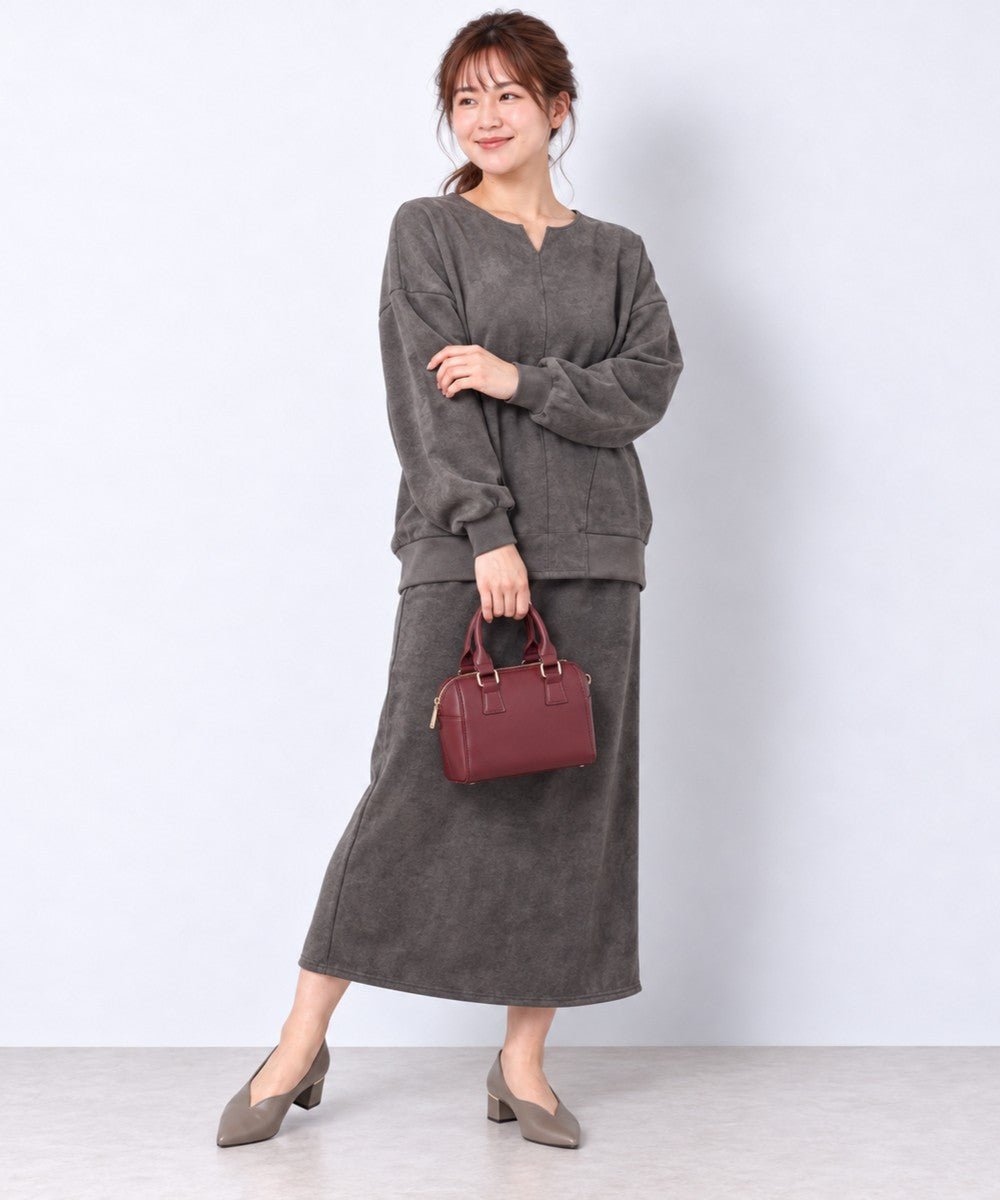 【sabstreet bis】【web限定】 キーネックディアスキンダンボールセットアップ【先行予約】