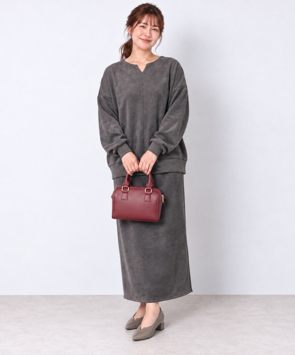 【sabstreet bis】【web限定】 キーネックディアスキンダンボールセットアップ【先行予約】