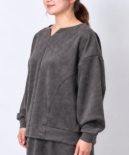 【sabstreet bis】【web限定】 キーネックディアスキンダンボールセットアップ【先行予約】