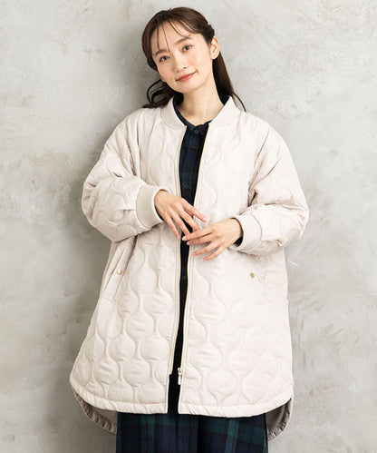 【sabstreet bis】【web限定】 キルトロングMA-1