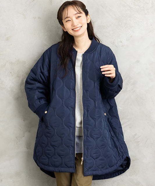 【sabstreet bis】【web限定】 キルトロングMA-1