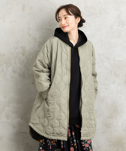 【sabstreet bis】【web限定】 キルトロングMA-1