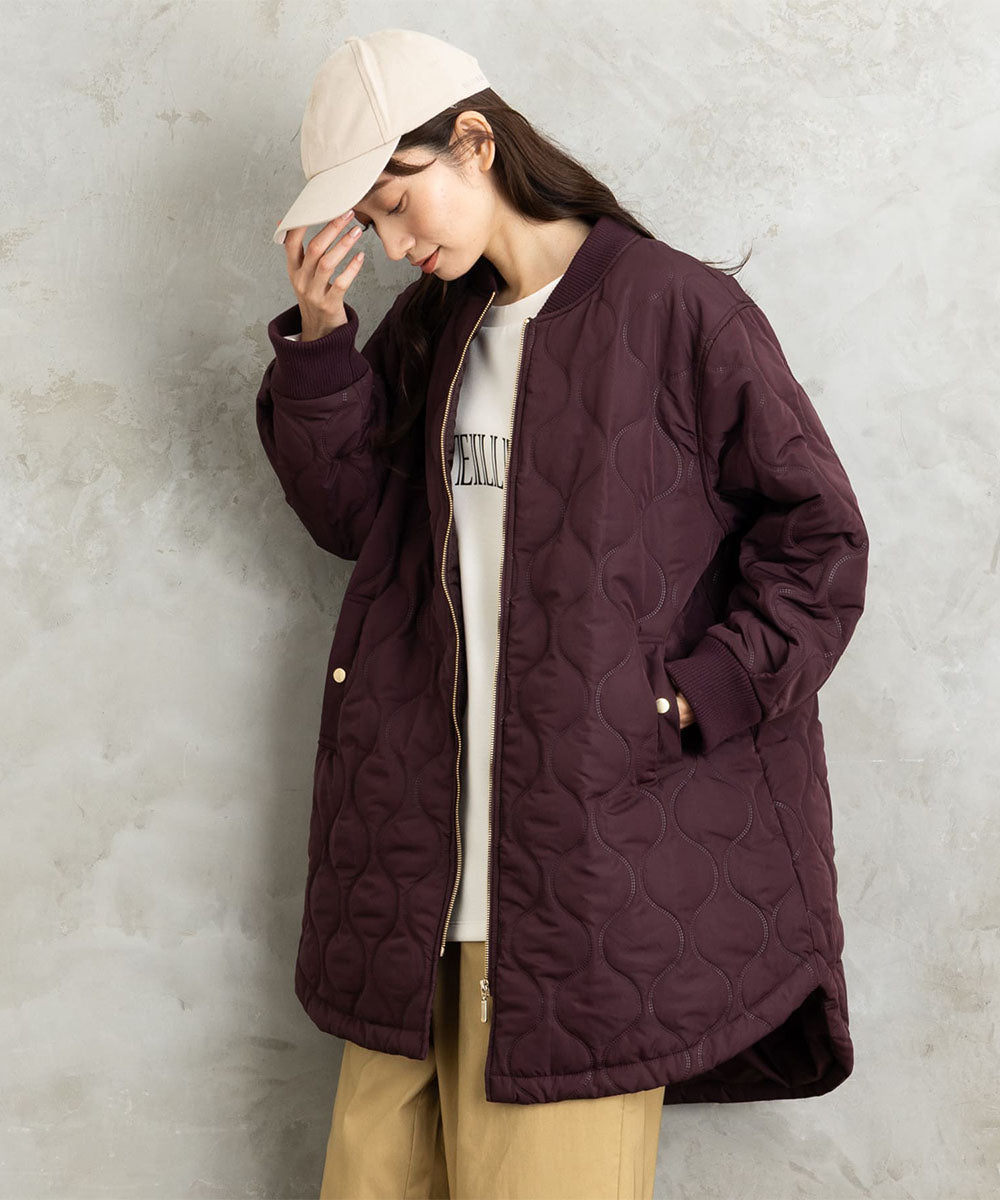 【sabstreet bis】【web限定】 キルトロングMA-1