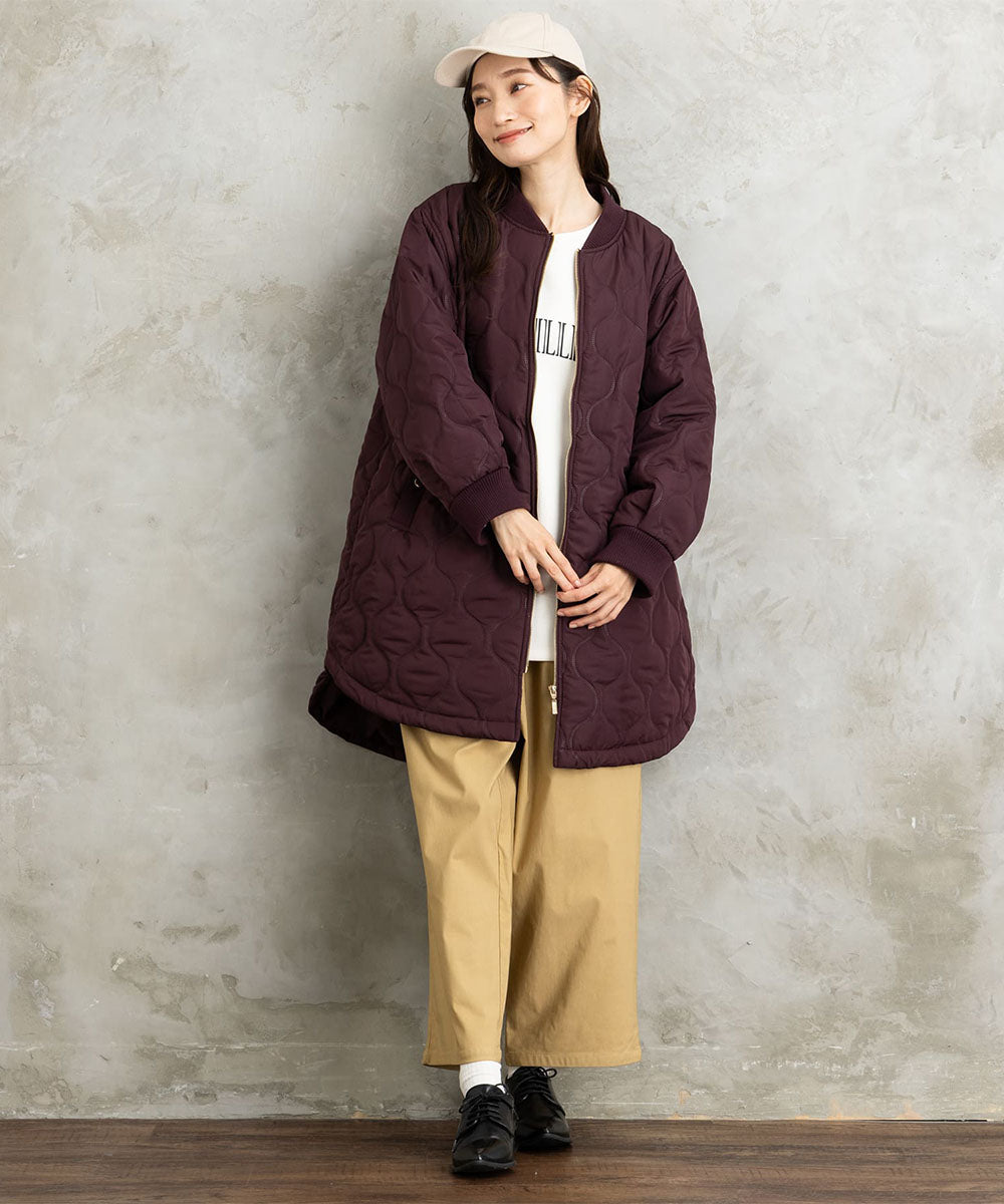 【sabstreet bis】【web限定】 キルトロングMA-1