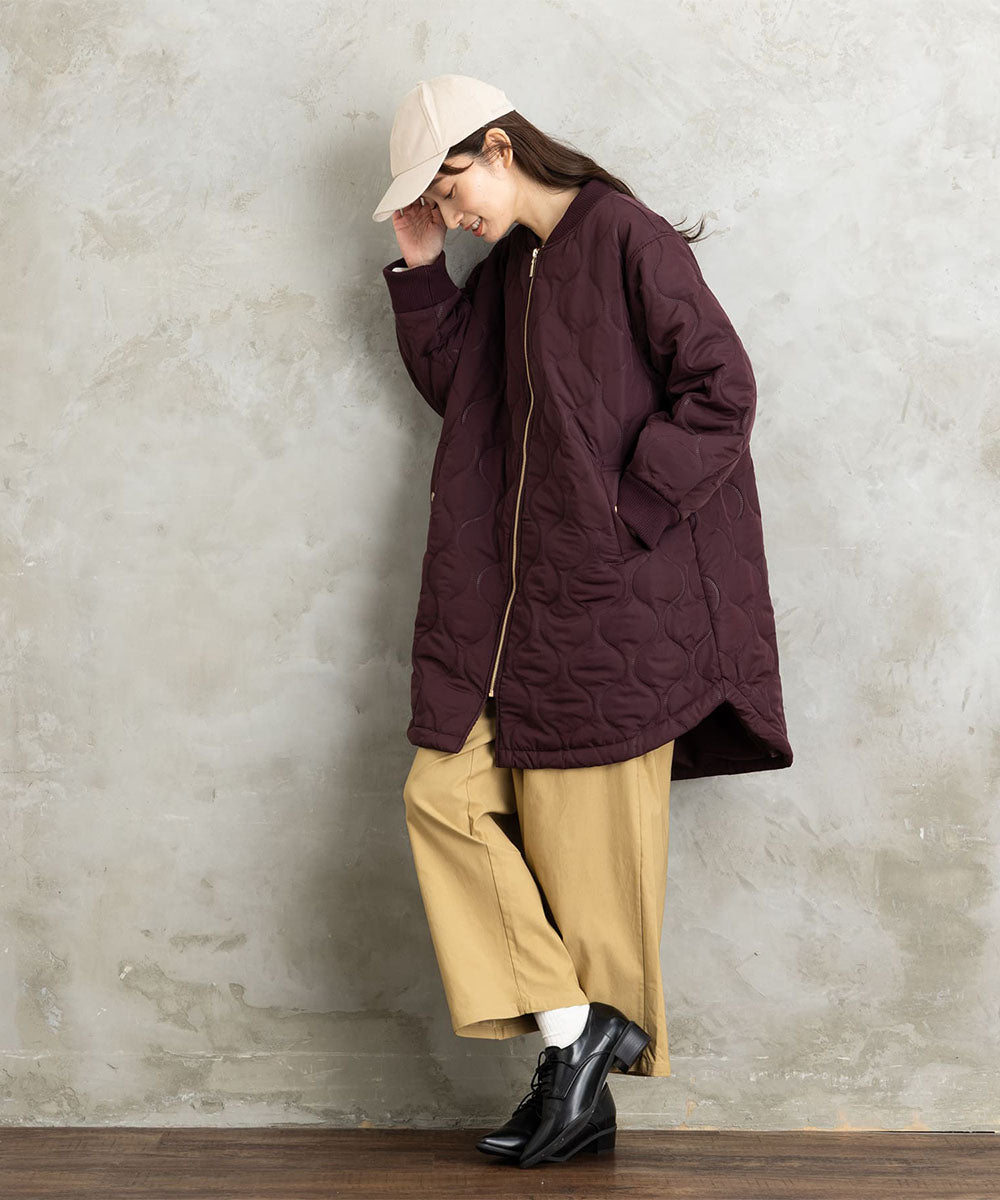 【sabstreet bis】【web限定】 キルトロングMA-1