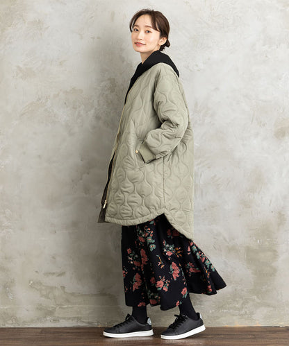 【sabstreet bis】【web限定】 キルトロングMA-1