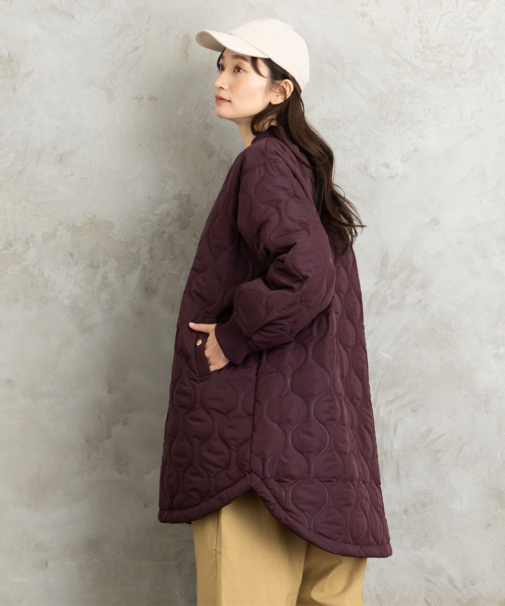 【sabstreet bis】【web限定】 キルトロングMA-1