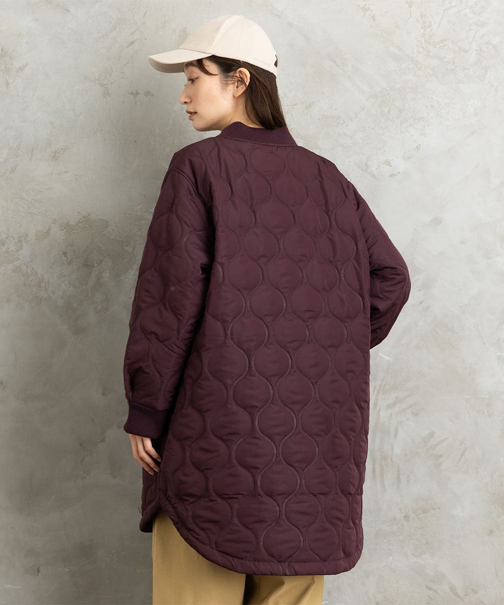 【sabstreet bis】【web限定】 キルトロングMA-1