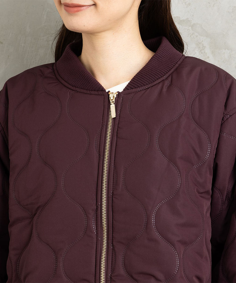 【sabstreet bis】【web限定】 キルトロングMA-1