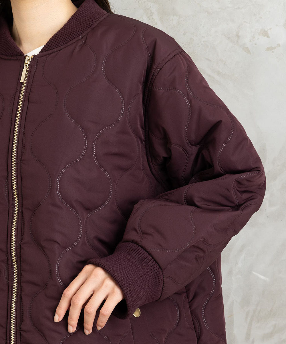 【sabstreet bis】【web限定】 キルトロングMA-1