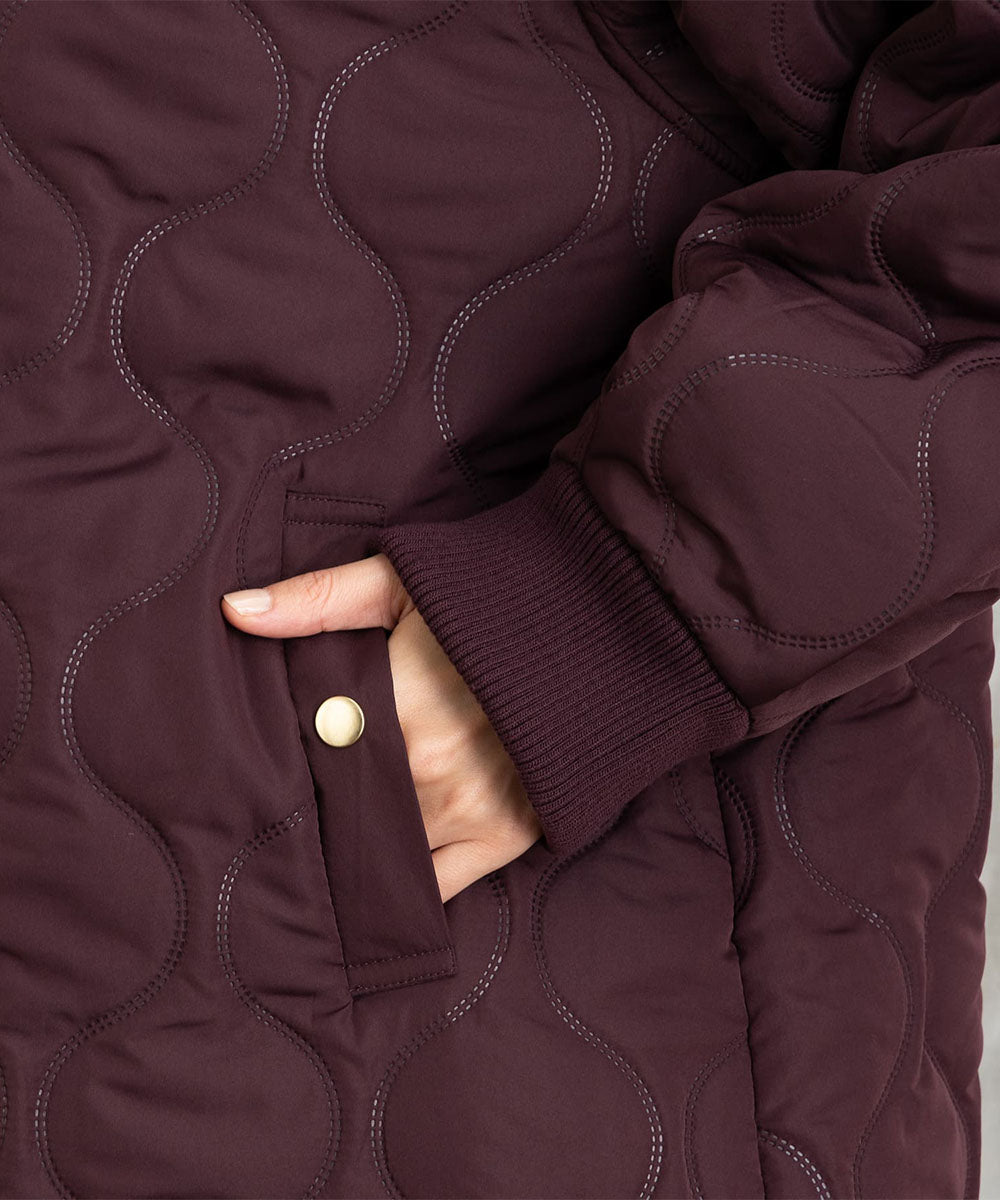 【sabstreet bis】【web限定】 キルトロングMA-1