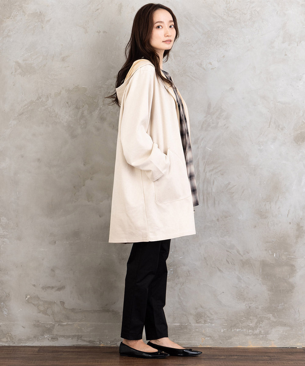 【sabstreet bis】【web限定】フェイクスエードZIPコート