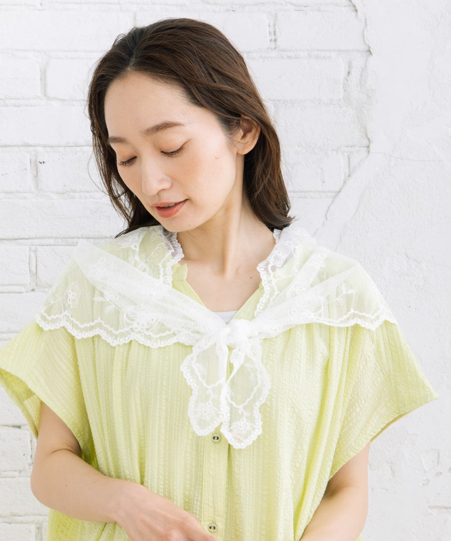 【sabstreet bis】【web限定】 マルチレーススカーフ