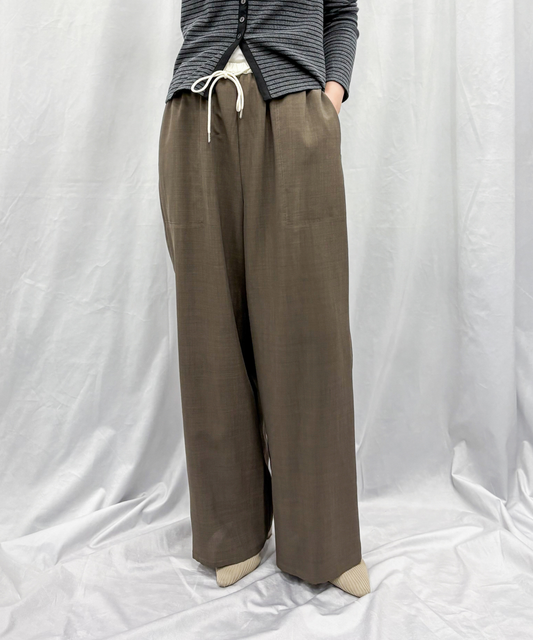 レディース ウエスト 切替 ワイドパンツ｜JETSET SOLO PLUS(ジェットセットソロプラス) 公式通販｜レディース ファッション きれいめカジュアル