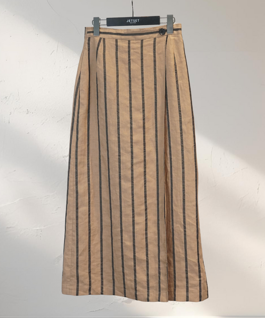 レディース タックナロースカート ストライプ柄 ｜JETSET SOLO PLUS(ジェットセットソロプラス) 公式通販｜レディース ファッション きれいめカジュアル