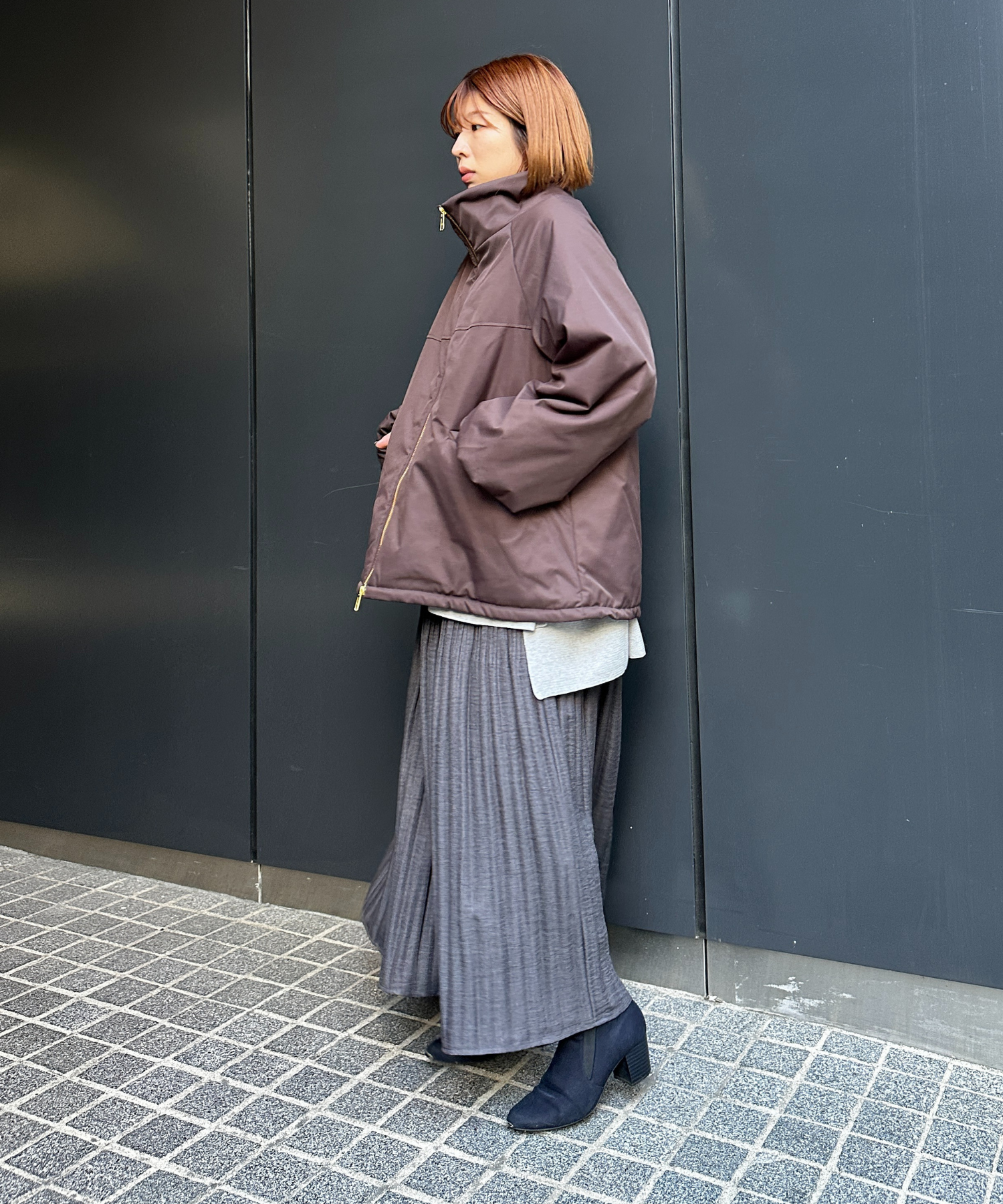 【SEADRAKE】【R】マットツイル2WAY切替ファーブルゾン