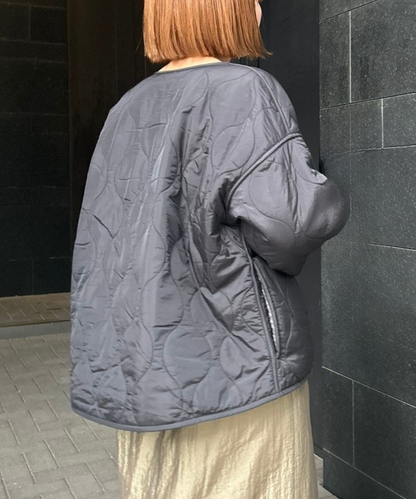 【FONT LAB】オニオンキルティングリバーシブルブルゾン