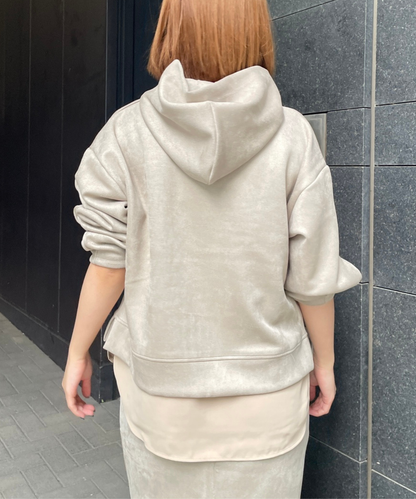 【FONT LAB】起毛ダンボールフーディーセットアップ