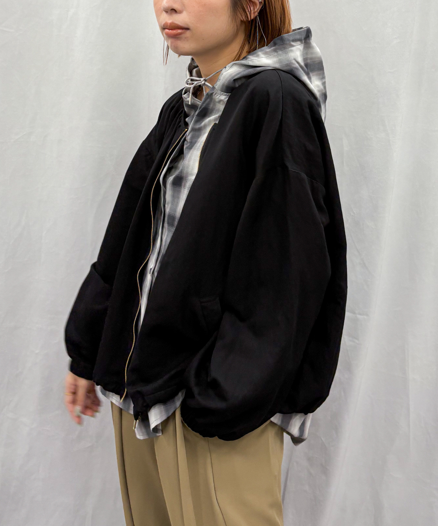 レディース  ギャザー ブルゾン 秋アウター｜JETSET SOLO PLUS(ジェットセットソロプラス) 公式通販｜レディース ファッション きれいめカジュアル