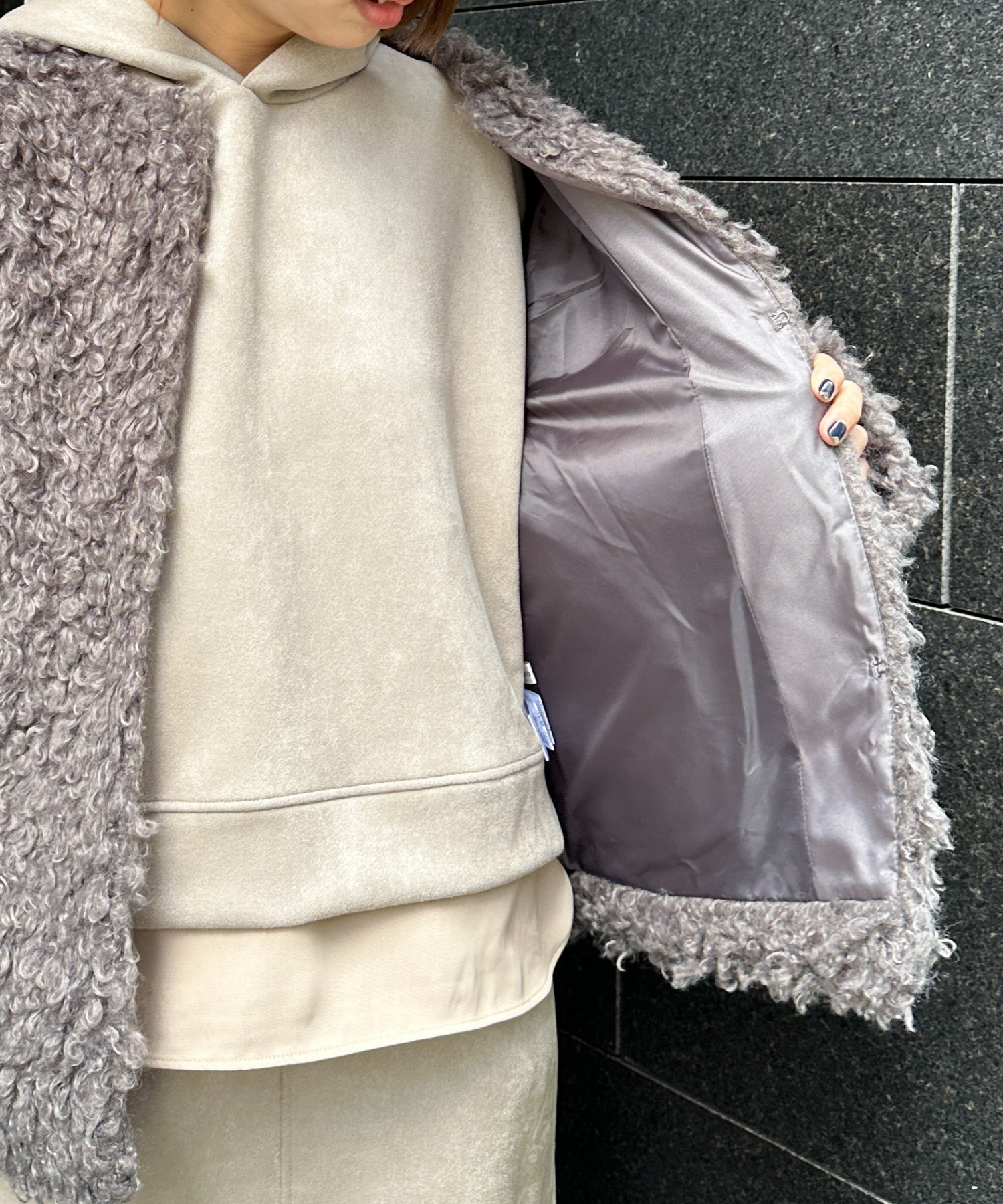 【INNOWAVE】【R】プードルボアコート