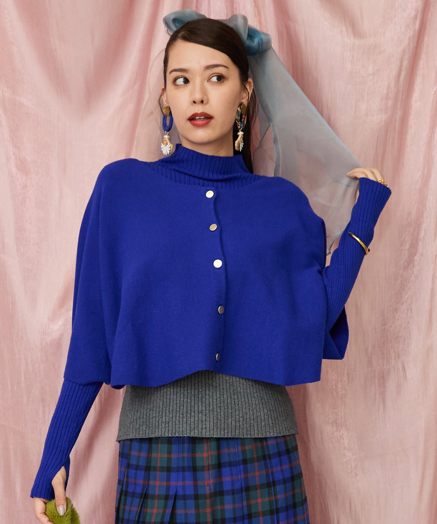 レディース アンサンブルニット バイカラー ボトルネック｜JETSET SOLO PLUS(ジェットセットソロプラス) 公式通販｜レディース ファッション きれいめカジュアル