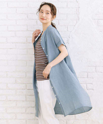 30-9679　FONTLAB スーパーライトデニムチュニック